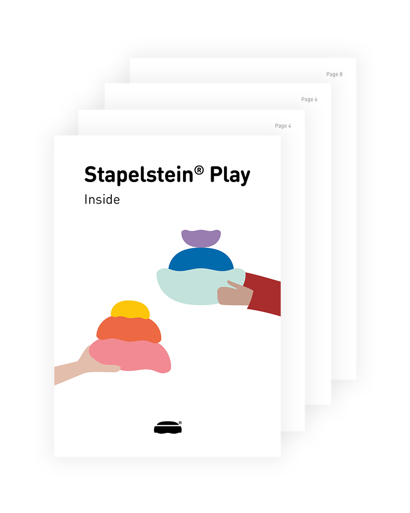 Stapelstein digital play cards Inside auf Englisch