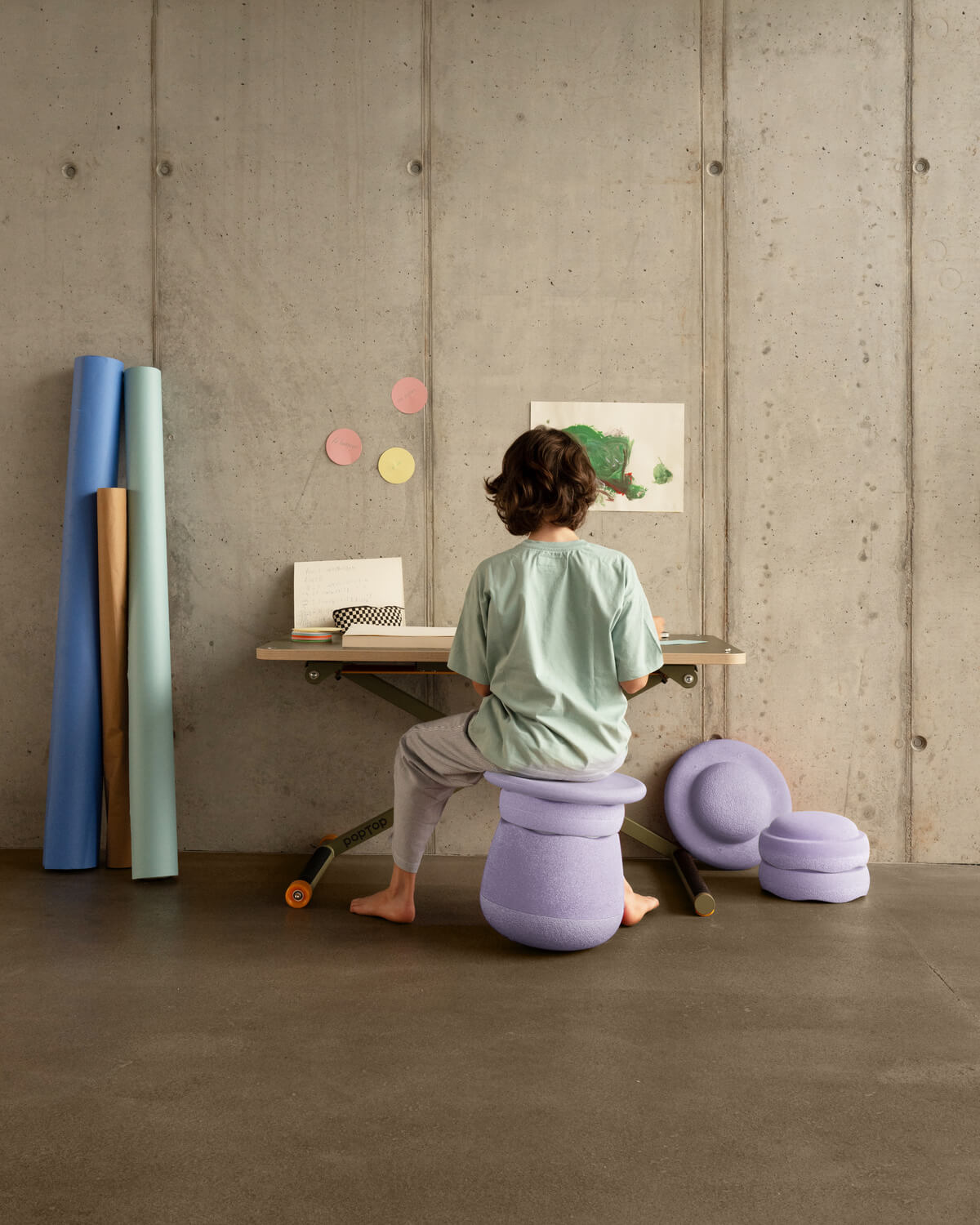 Stapelstein® Dynamic all – Tabouret modulaire pour le mouvement et la concentration à tout âge 
