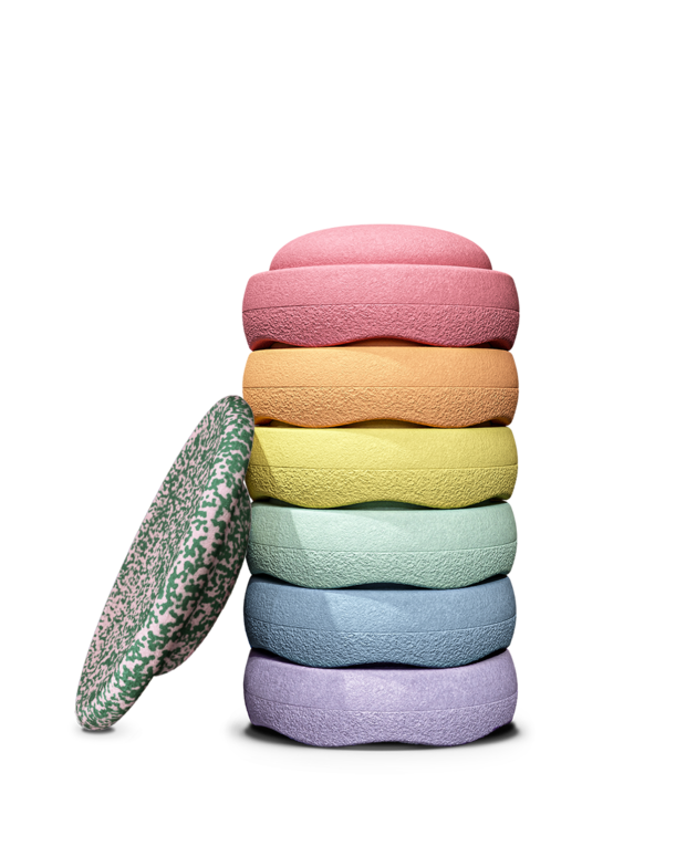 Stapelstein® Édition Limitée : Stapelstein® Blush Rainbow Set pastel