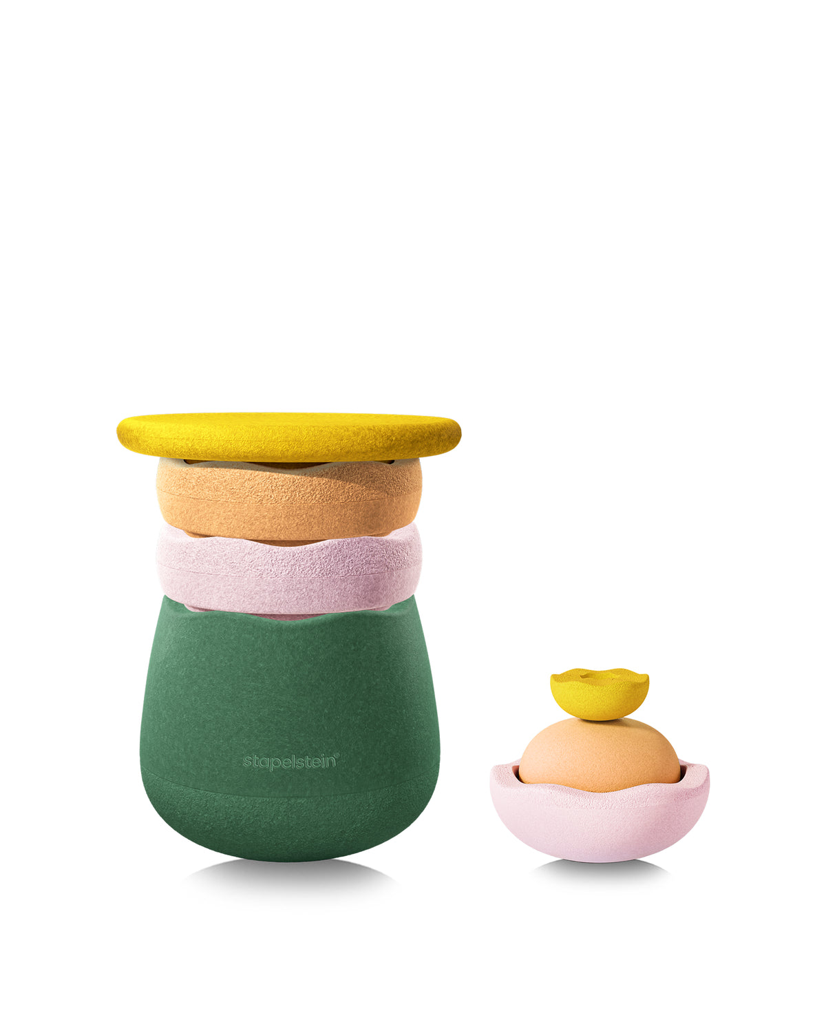 Stapelstein® Dynamic complete – Vollständiges Sitz- & Balance-System für Schule, Therapie & Zuhause