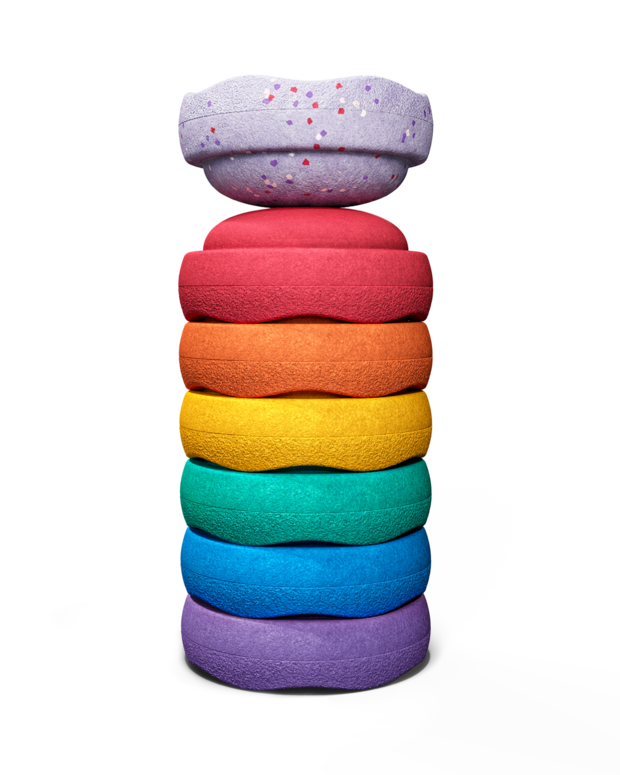 Stapelstein® Winter Special Mini rainbow