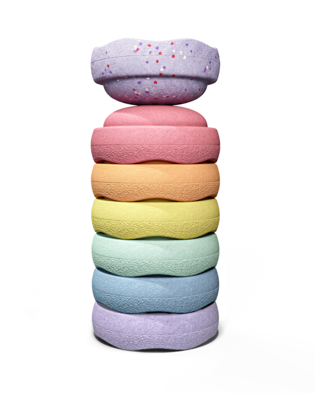 Stapelstein® Winter Special Mini rainbow 