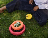 Stapelstein® Inside Elemente mit Blumen und Gras gefüllt